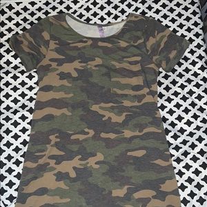 Super soft and cute camo dress XS
